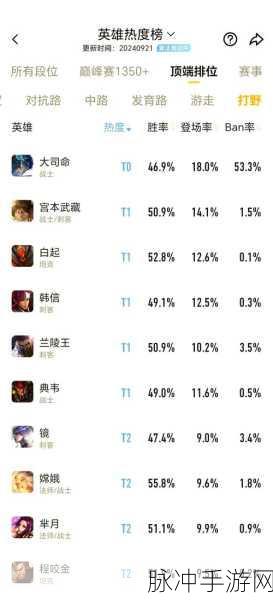 王者荣耀深度攻略，揭秘王者荣耀胜率计算方法