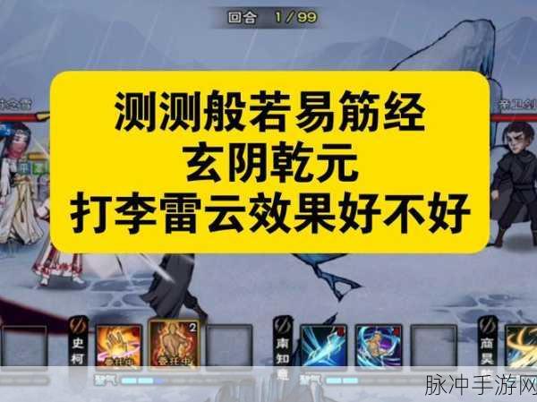 烟雨江湖大阴阳手内功搭配全攻略
