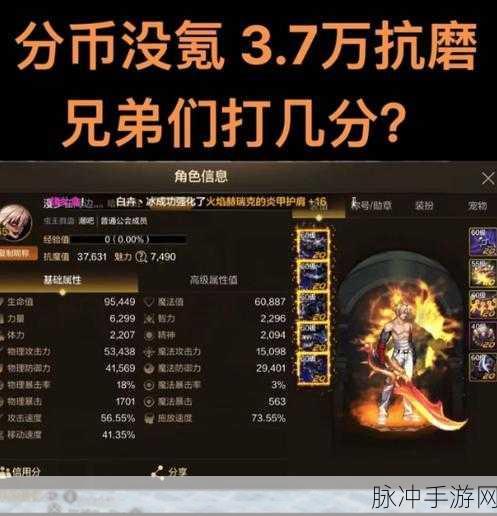 DNF手游抗魔值深度解析，提升战力，挑战极限的必备攻略