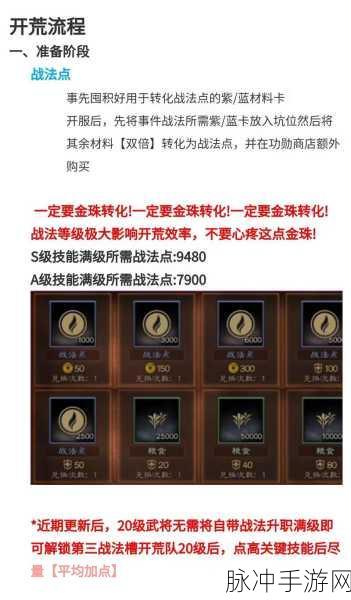 三国志战略版,木牛流马的升级之路全攻略