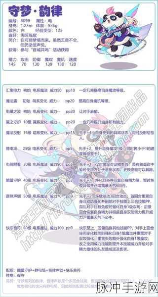 洛克王国守梦绵绵技能搭配深度解析与攻略