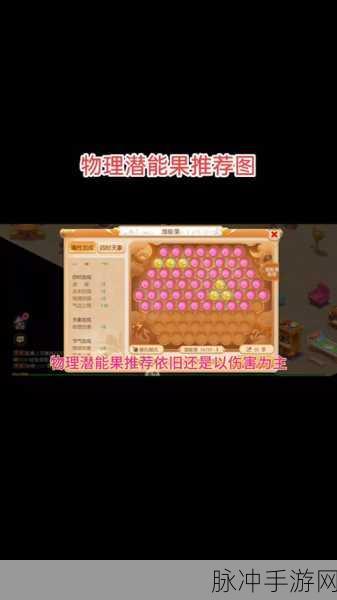 梦幻西游手游深度攻略，潜能果使用上限及优化策略