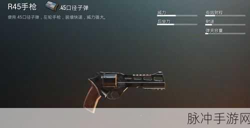 和平精英蝎式手枪深度评测，伤害数据、使用技巧与图鉴介绍