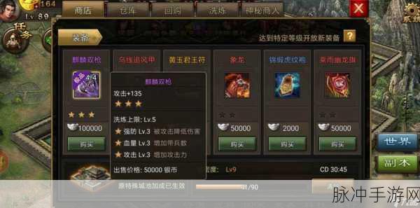 攻城掠地手游攻略，揭秘满珍宝与九珍宝的奥秘