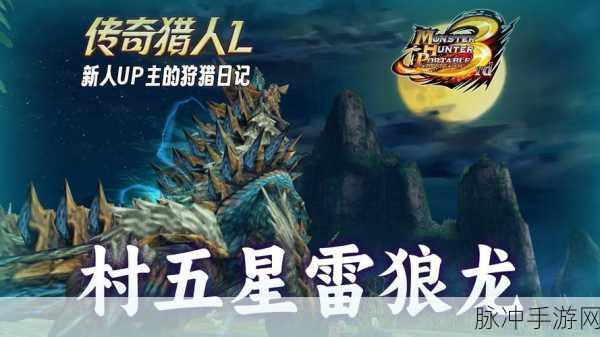 怪物猎人P3村四星雷狼龙任务攻略，突破难关，征服雷狼！