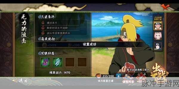 火影忍者手游深度攻略,高效扫荡精英副本策略