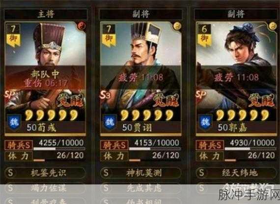 三国志,战略版深度攻略——揭秘克制富贵骑的顶级阵容