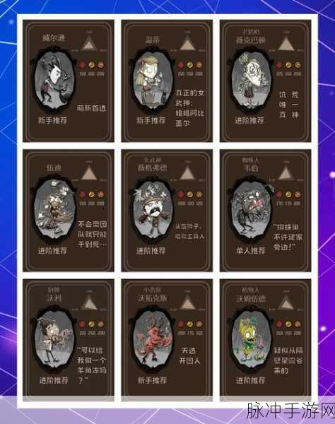 饥荒游戏角色深度解析,维肯波顿属性技能全攻略及玩法指南