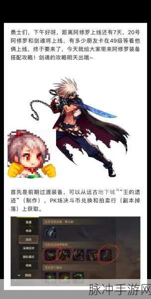 DNF手游阿修罗职业攻略，板甲最佳套装详解