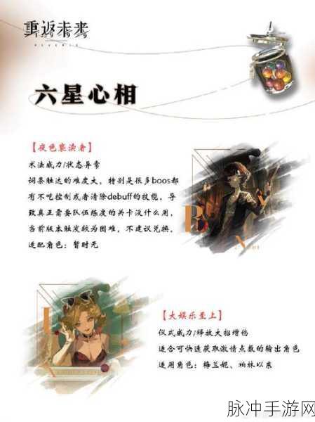 重返未来1999六星心相选择全攻略,解锁角色潜能的钥匙