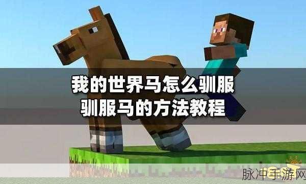 我的世界手游，驯马之旅——探索未知的骑乘世界全攻略