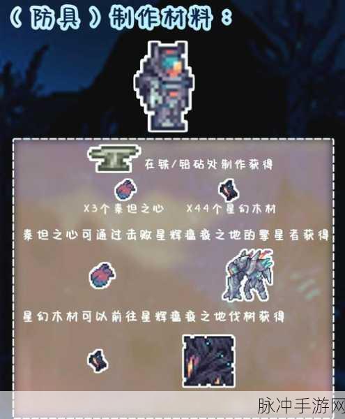 泰拉瑞亚手游攻略，详解铅制套装获取方法