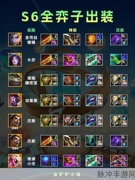 金铲铲之战驭影双生出装攻略详解