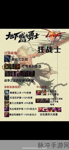 DNF手游斗气装备搭配攻略，打造强势角色