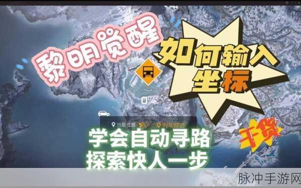 黎明觉醒手游深度攻略，如何精准输入坐标寻路