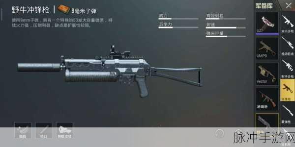 和平精英冲锋枪精选,探寻最好用的近战利器