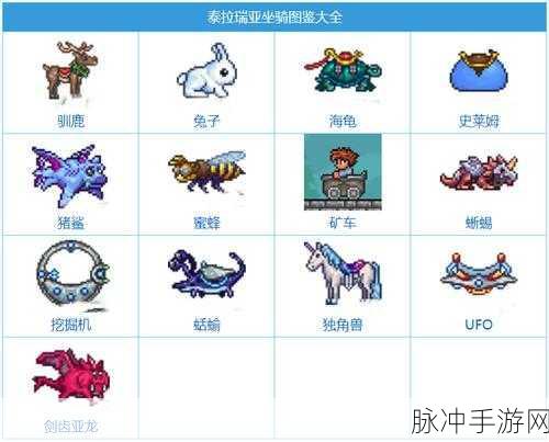 泰拉瑞亚稀有宠物全攻略，解锁你的专属萌宠