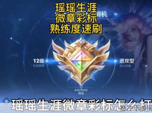 王者荣耀生涯徽章快速升级全攻略，解锁英雄荣耀之路