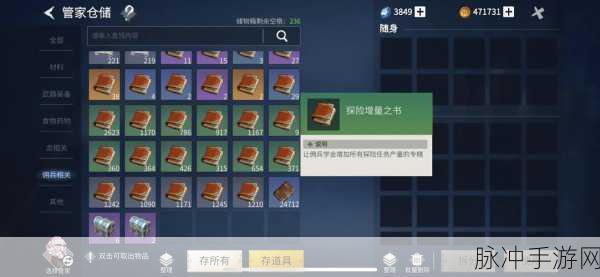 冰原守卫者深度攻略,揭秘仓管管家获取与妙用