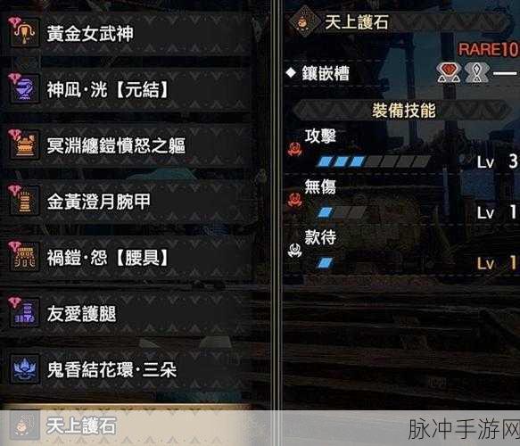 怪物猎人崛起曙光,王国轻弩高效配装及技能选择全攻略