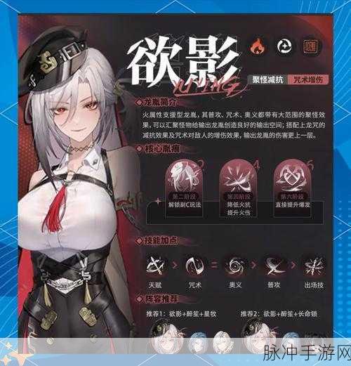 归龙潮角色欲影全方位技能深度剖析与实战应用解析