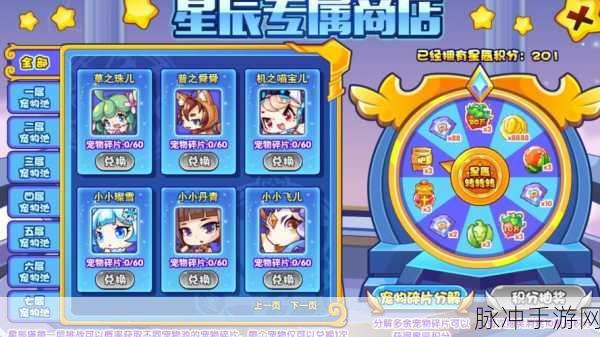 洛克王国星辰塔赠送宠物练级全攻略,宠物选择与升级智慧指南
