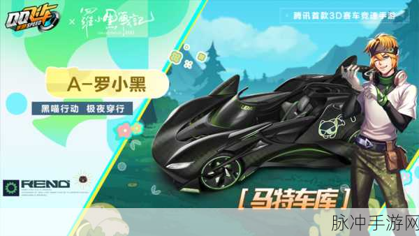 QQ飞车手游,深度剖析无常小黑特性,第三只腾空宠强度全解析