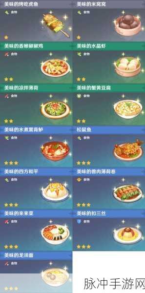 原神烹饪机关深度攻略，韶光抚月烹饪机关玩法全解析