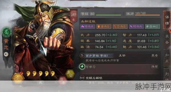 三国志，战略版深度攻略——黄忠搭配全解析