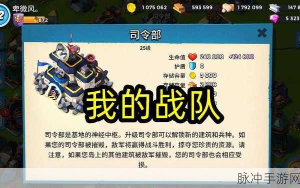 海岛奇兵16本战队发展攻略深度条理分析