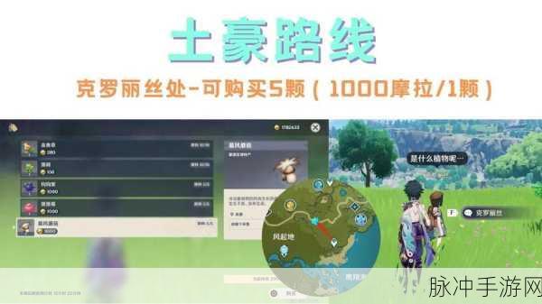 原神探险指南,可莉角色4级突破材料全解析