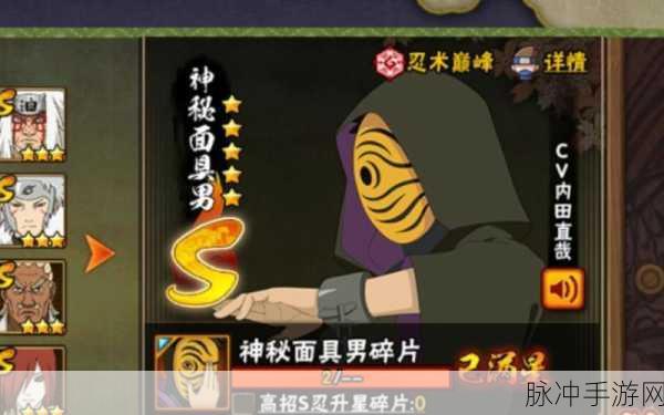 火影忍者手游深度揭秘,虎皮面具男真实身份大起底