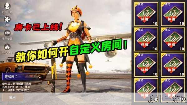 和平精英房卡获取全攻略,解锁专属对战空间的秘密