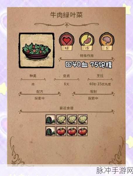 饥荒美食宝典,揭秘大肉与小肉的烹饪奥秘与生存策略