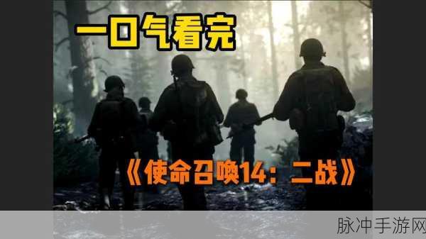 使命召唤14，二战解放关卡深度攻略下篇