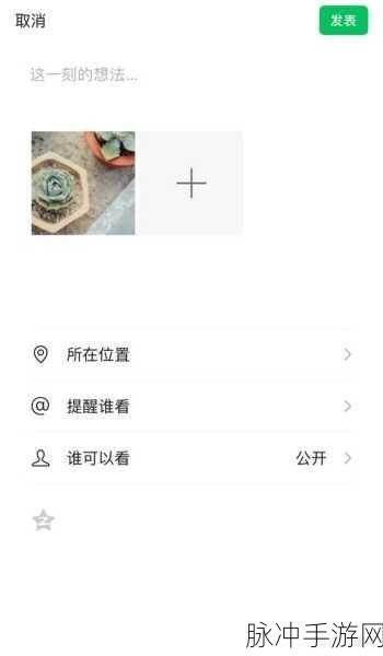 微信朋友圈实况功能详解，手游玩家必看攻略