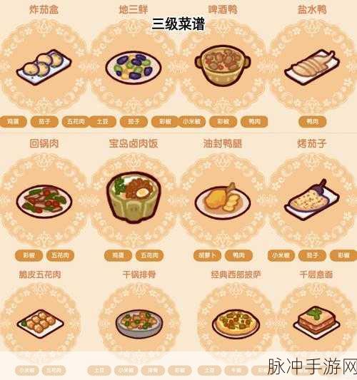 波西亚时光食谱全集及详尽配方攻略