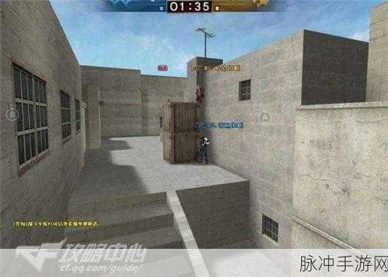 穿越火线手游沙漠灰地图攻略,A大高箱点位优势尽显,掌控中心全局皆可把控