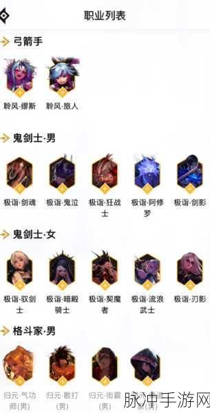 DNF手游职业选择攻略，哪些职业强势登场？