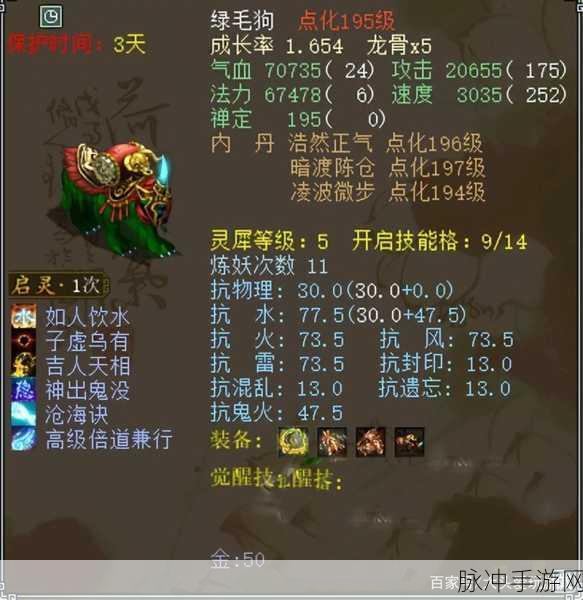 大话西游手游小黄金兽加点全攻略，如何打造最强小黄金兽？