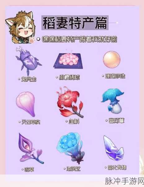 原神探险之旅,揭秘那些能显示特产的角色与高效采集攻略