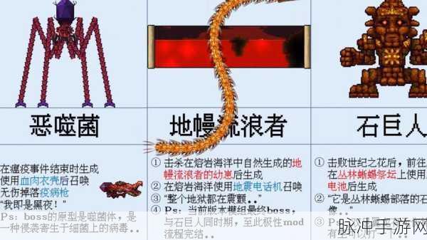 泰拉瑞亚BOSS全解析，冒险家必备应对各路BOSS的攻略秘籍