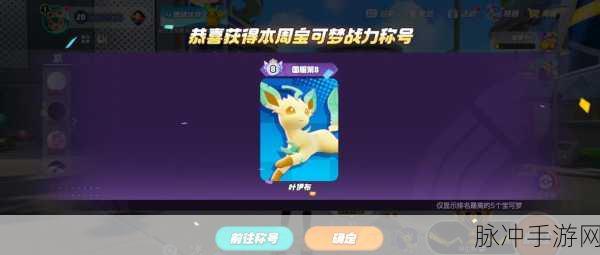 宝可梦大集结全面解析，叶伊布技能图鉴与战斗策略详解