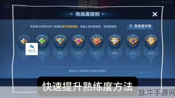 王者荣耀,揭秘哪些模式赢了增加熟练度最快