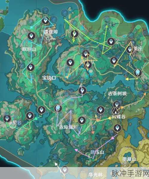 原神沉玉谷仙灵全攻略，深度揭秘20个指引仙灵的位置