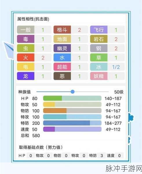 口袋妖怪复刻深度解析,雷吉斯奇鲁种族值及培养攻略