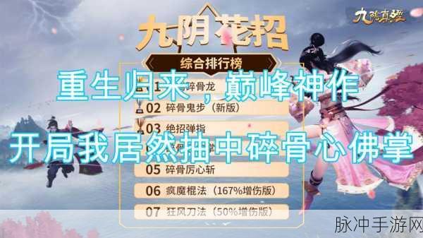 2025版九阴真经手游装备全新升级攻略详解