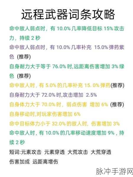 妄想山海最强武器搭配方案，新手远程与近战武器搭配指南