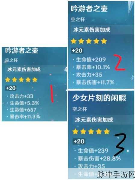原神甘雨主C攻略，圣遗物与阵容搭配详解