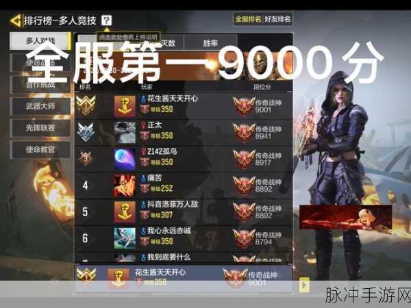 揭秘使命召唤手游传奇战神门槛，问鼎游戏巅峰究竟需要多少分？